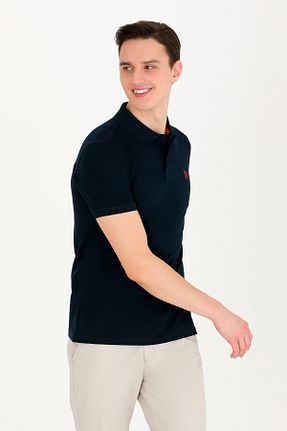 پولوشرت سرمه ای مردانه %100 پنبه U.S. Polo Assn. - کد 839021689