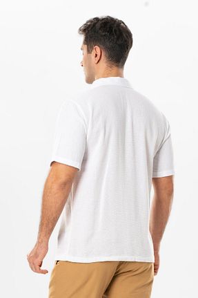 تیشرت سفید مردانه رگولار Eliş Şile Bezi - کد 814873417