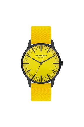 ساعت مچی زرد زنانه 44 میلی متر Lee Cooper - کد 741856857