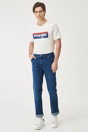 شلوار جین آبی مردانه پاچه تنگ Wrangler - کد 653338641