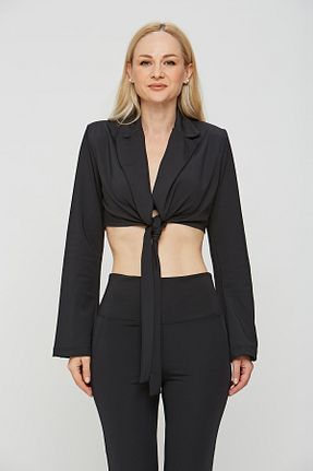 ست بالاتنه و پائین تنه مشکی زنانه بافتنی estewoman - کد 862476963