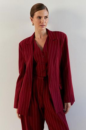 کت زرشکی زنانه Relaxed YOUR NAME - کد 861893754