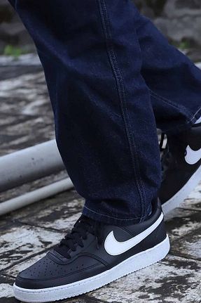 کفش اسنیکر مشکی زنانه بند دار Nike - کد 861900439