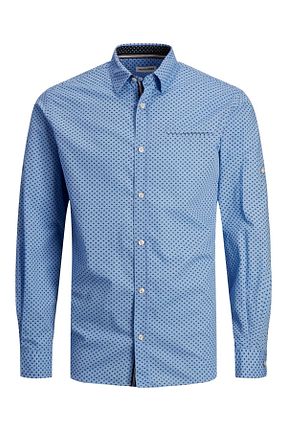 پیراهن آبی مردانه رگولار Jack & Jones - کد 751429673