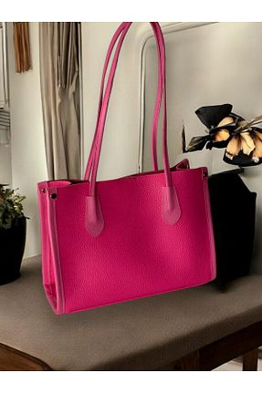 کیف دوشی صورتی زنانه چرم مصنوعی MAJESTY NORTH - کد 861911623