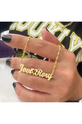 گردنبند نقره زرد زنانه 925 عیار simurg jewellery - کد 861908660