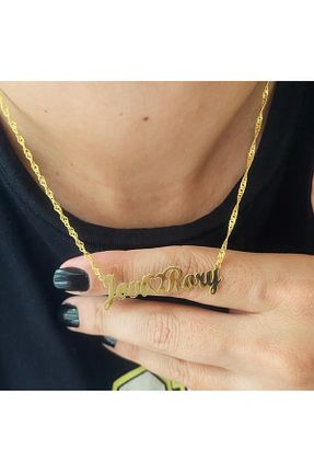 گردنبند نقره زرد زنانه 925 عیار simurg jewellery - کد 861908660