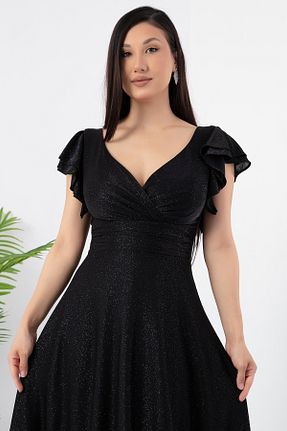 لباس مجلسی و فارغ التحصیلی مشکی زنانه پلی استر PULLIMM - کد 861932396