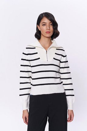 پلیور مشکی زنانه Boyfriend Quzu - کد 861930322
