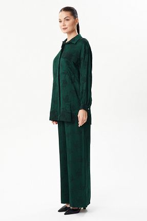 ست بالاتنه و پائین تنه خاکی زنانه بافتنی Jupe - کد 861930309