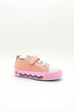 کفش اسنیکر صورتی بچه گانه بند دار Benetton - کد 848894840