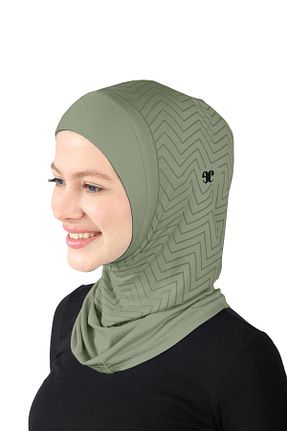 کلاه شنای حجاب خاکی زنانه Ecardin - کد 870673089