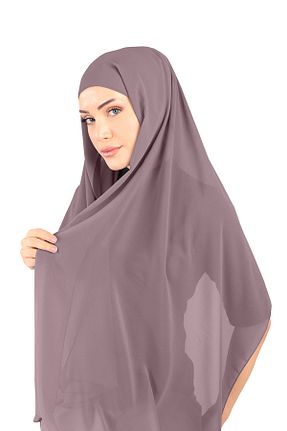 روسری بنفش شیفون Ecardin - کد 861951550