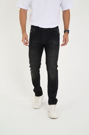 شلوار جین طوسی مردانه رگولار ENZİM JEANS - کد 861948577