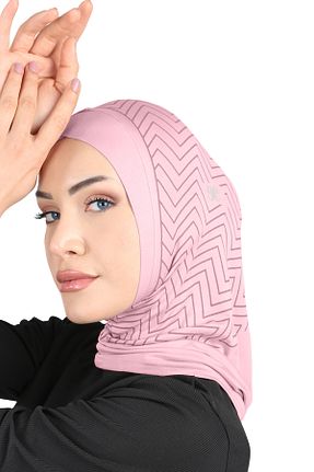 کلاه شنای حجاب صورتی زنانه Ecardin - کد 870669254