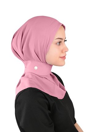 روسری صورتی ساده Ecardin - کد 861951555