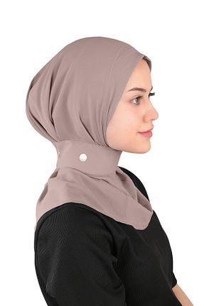 روسری طوسی ساده Ecardin - کد 861951207