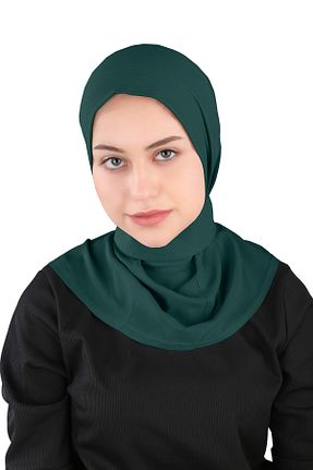 روسری سبز ساده Ecardin - کد 861951083
