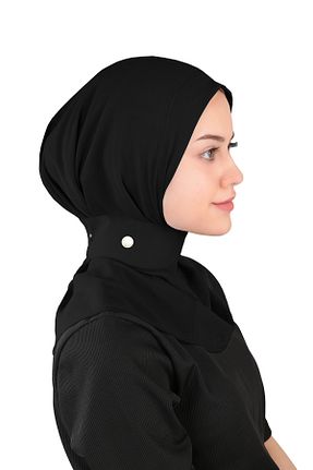 روسری مشکی ساده Ecardin - کد 861950992