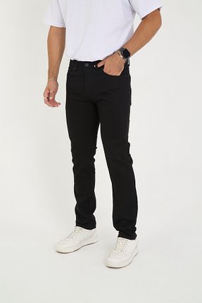 شلوار جین مشکی مردانه رگولار ENZİM JEANS - کد 861948626