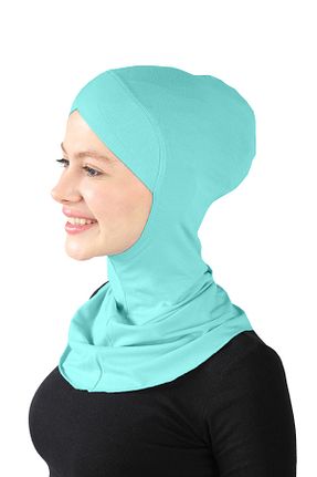 کلاه شنای حجاب سبز زنانه Ecardin - کد 861951471