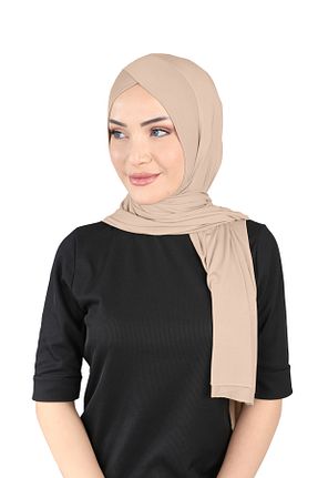 روسری سرمه ای پلی استر Ecardin - کد 861951219