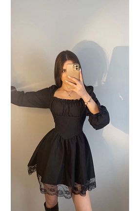لباس مجلسی و فارغ التحصیلی مشکی زنانه اسلیم Violon - کد 824944813