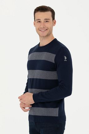 پلیور سرمه ای مردانه ساده U.S. Polo Assn. - کد 834787173