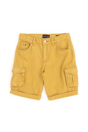 شلوارک و برمودا زرد بچه گانه پارچه U.S. Polo Assn. - کد 846924476