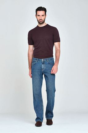 شلوار جین آبی مردانه پاچه گشاد Pantamo Jeans - کد 861962268