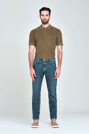 شلوار جین آبی مردانه پاچه لوله تفنگی Pantamo Jeans - کد 861962282