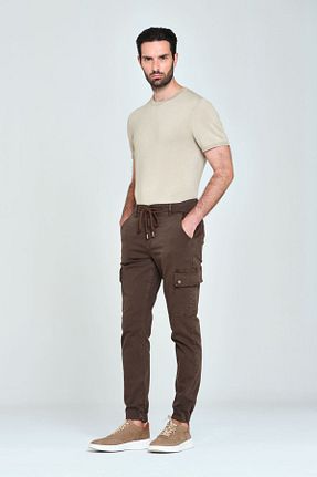 شلوار جین قهوه ای مردانه جاگر Pantamo Jeans - کد 861963705