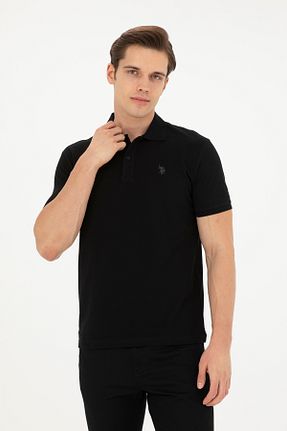 پولوشرت مشکی مردانه پارچه ای U.S. Polo Assn. - کد 829378560