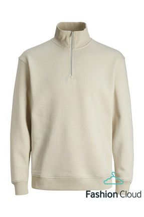 پلیور بژ مردانه ساده Jack & Jones - کد 861980881