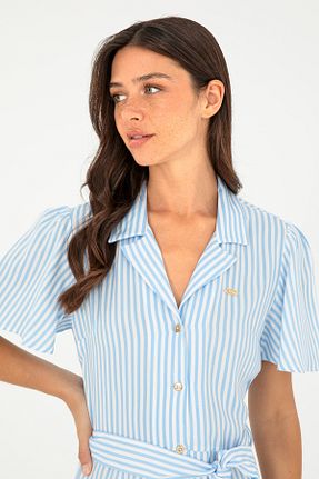 لباس آبی زنانه بافتنی U.S. Polo Assn. - کد 846401213