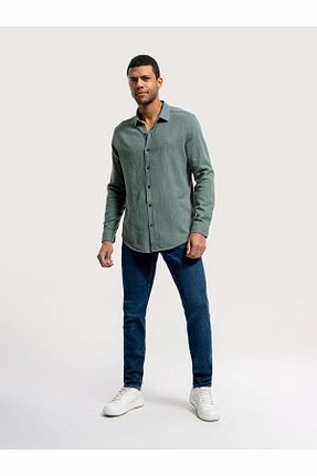 شلوار جین آبی مردانه پاچه تنگ Loft - کد 861980365