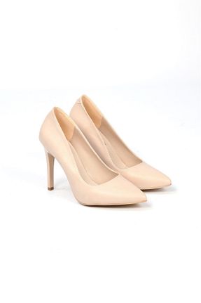 کفش استایلیتو بژ پاشنه نازک ACMZ SHOES - کد 861969472