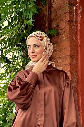 روسری سفید پنبه ای İpekhan - کد 768656507