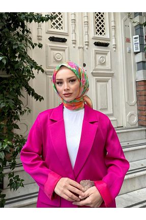 روسری نارنجی پنبه ای İpekhan - کد 768010170