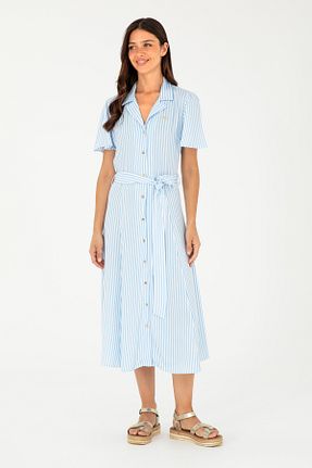 لباس آبی زنانه بافتنی U.S. Polo Assn. - کد 846401213