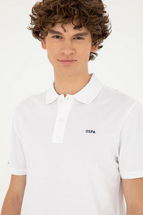 پولوشرت آبی مردانه %100 پنبه U.S. Polo Assn. - کد 830569362