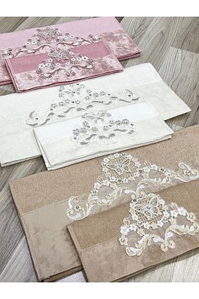 حوله بژ مخمل AYHANHOME - کد 805795467