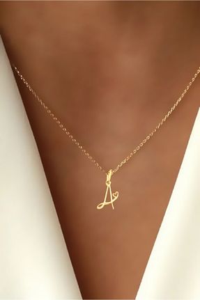 گردنبند نقره طلائی زنانه 925 عیار Azuris Silver - کد 856474376