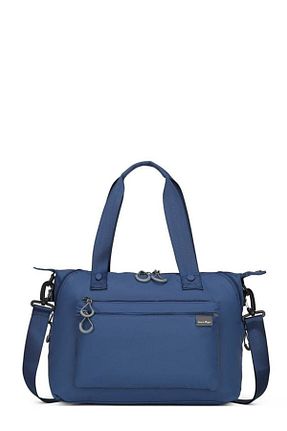 کیف دوشی سرمه ای زنانه پارچه ای Smart Bags - کد 648498181