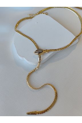 گردنبند استیل ( فولاد ) طلائی زنانه استیل (فولاد) Rumeos Jewelry - کد 862026595