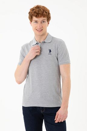 پولوشرت طوسی مردانه پارچه ای U.S. Polo Assn. - کد 833234797