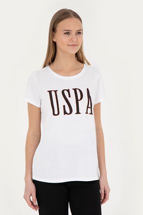 تیشرت سفید زنانه رگولار U.S. Polo Assn. - کد 830577604