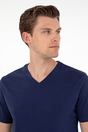 تیشرت سرمه ای مردانه رگولار U.S. Polo Assn. - کد 833158376