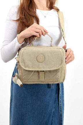 کیف دوشی بژ زنانه پارچه ای Baginn - کد 862031239