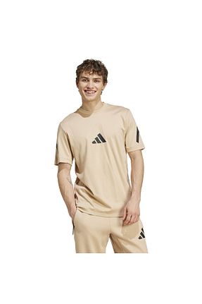 تیشرت اسپرت بژ مردانه رگولار adidas - کد 857596741